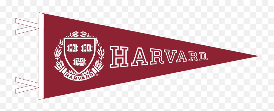 Harvard Pennant With Seal - Language Emoji,Harvard University Logo