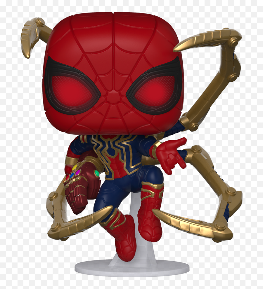 Funko Pop Marvel Endgame - Iron Spider W Nano Gauntlet Walmartcom Spider Man Endgame Funko Pop Emoji,Avengers Endgame Logo