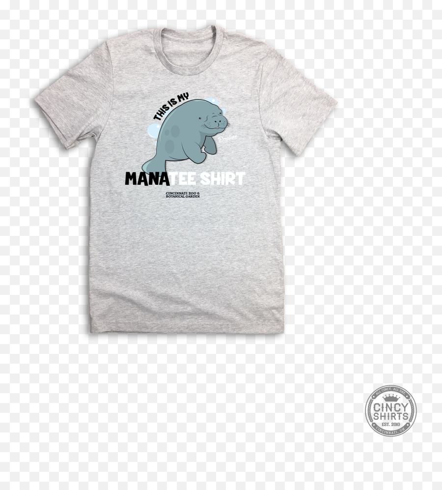 Manatee Shirt - Cincinnati Zoo Babies Youth Sizes Emoji,Retro Bowling Pin Clipart