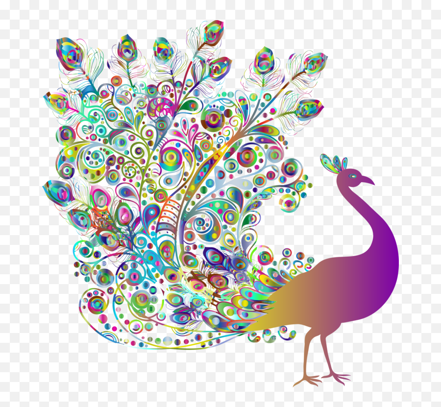 Graphic Designartvisual Arts Png Clipart - Royalty Free Emoji,Peacock Clipart Free