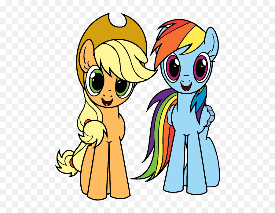 Download Hd Rainbow Dash - My Little Pony Applejack Rainbow Emoji,Rainbow Dash Png