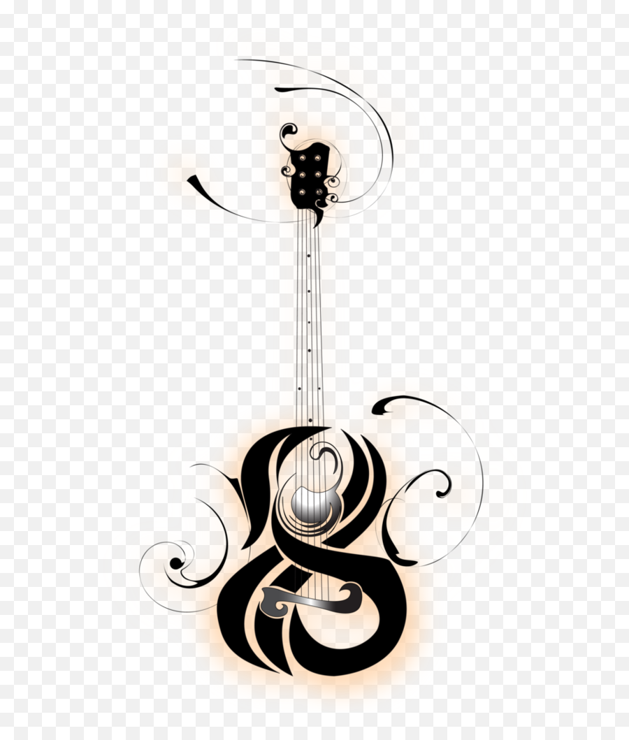 Infinity Guitar Tattoo Clipart - Full Size Clipart 833309 Guitar Tattoo Png Emoji,Tattoo Clipart