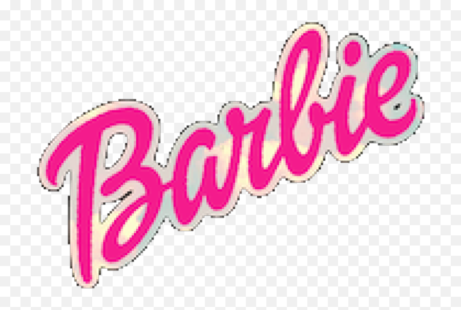 Barbie Aesthetic Png Image With No - Barbie Logo Aesthetic Png Emoji,Barbie Logo