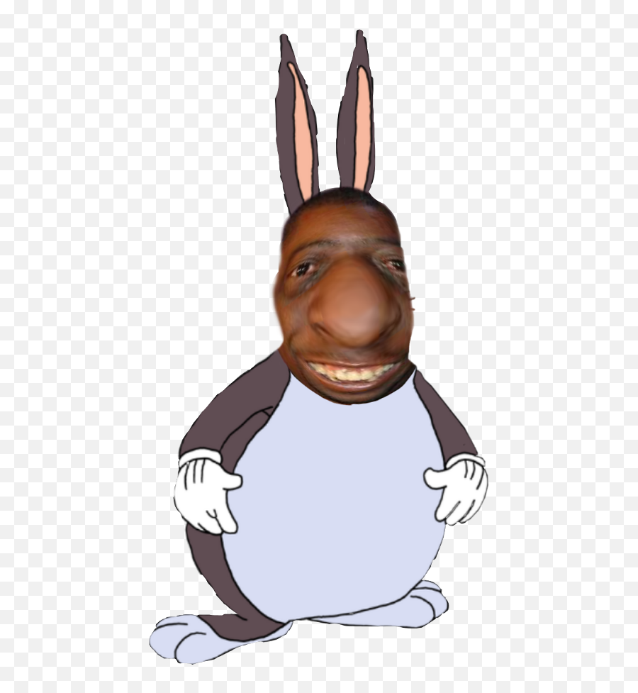 Big Chungus White Background - Big Chungus Clear Emoji,Big Chungus Png