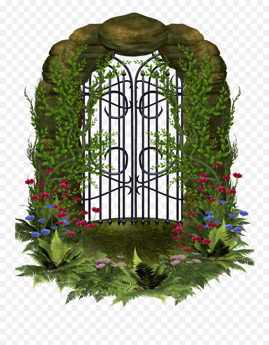 Gate Clipart Beautiful Gate Beautiful Transparent Free For - Garden Gate Clipart Png Emoji,Gate Clipart