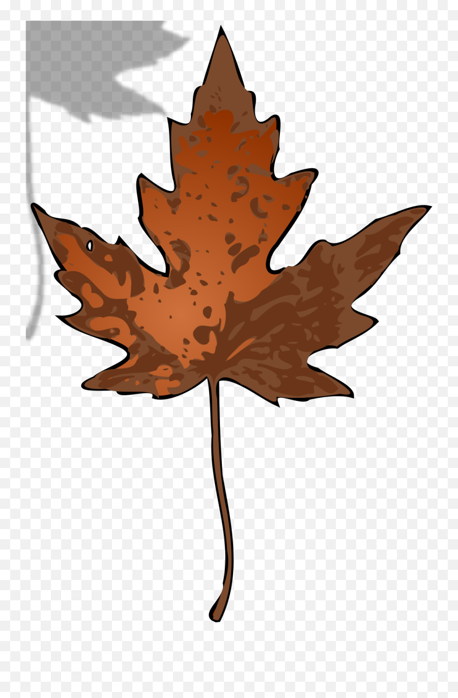 Maple Leaf Svg Vector Maple Leaf Clip Art - Cartoon Dead Leaf Png Emoji,Maple Leaf Clipart