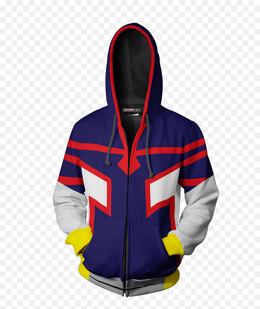 Boku No Hero Academia Young All Mighty Hoodie Cosplay Jacket - God Of War Huppari Emoji,All Might Transparent