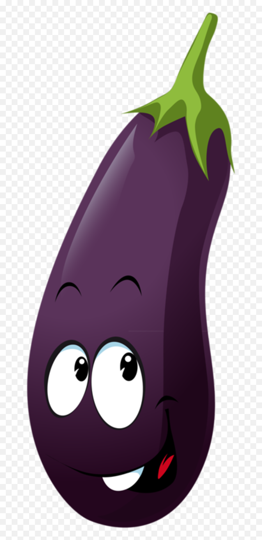 Cartoon Aubergine Transparent Png Image Emoji,Eggplant Clipart