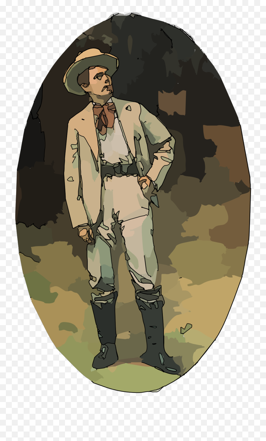 Man Standing In Forest Svg Vector Man Standing In Forest - Gentleman Emoji,Forest Clipart