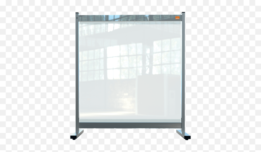 Nobo Premium Plus Clear Pvc Protective Desk Divider Screen - Projection Screen Emoji,Transparent Divider