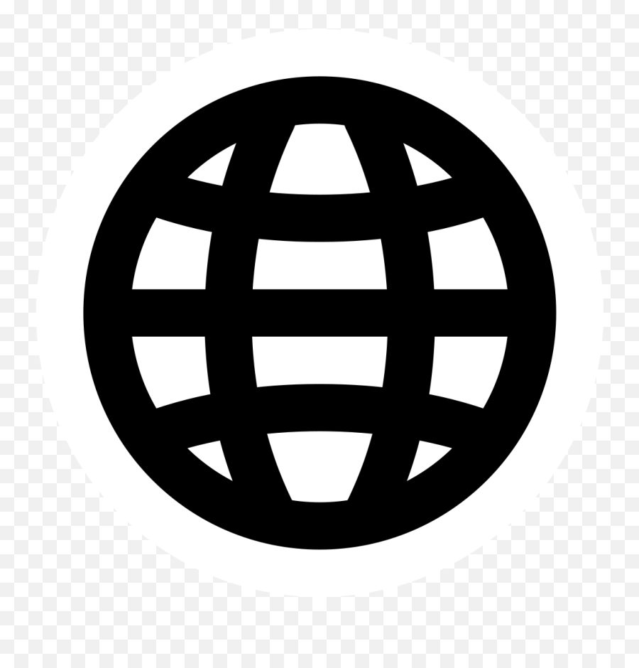 Black Internet Logo - Internet Logo Emoji,Internet Logo