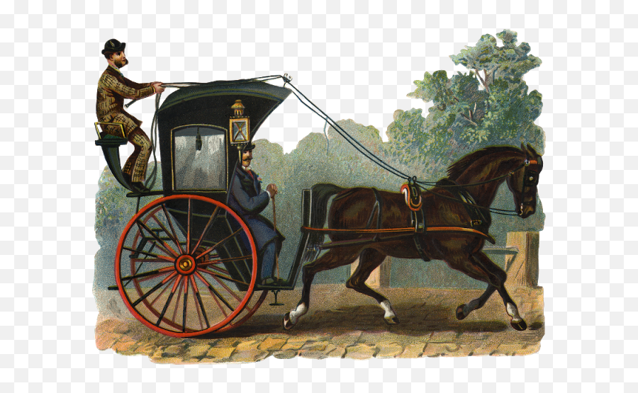Pin Auf Victorian Transport - Old Horse Carriage Clipart Emoji,Horse And Carriage Clipart