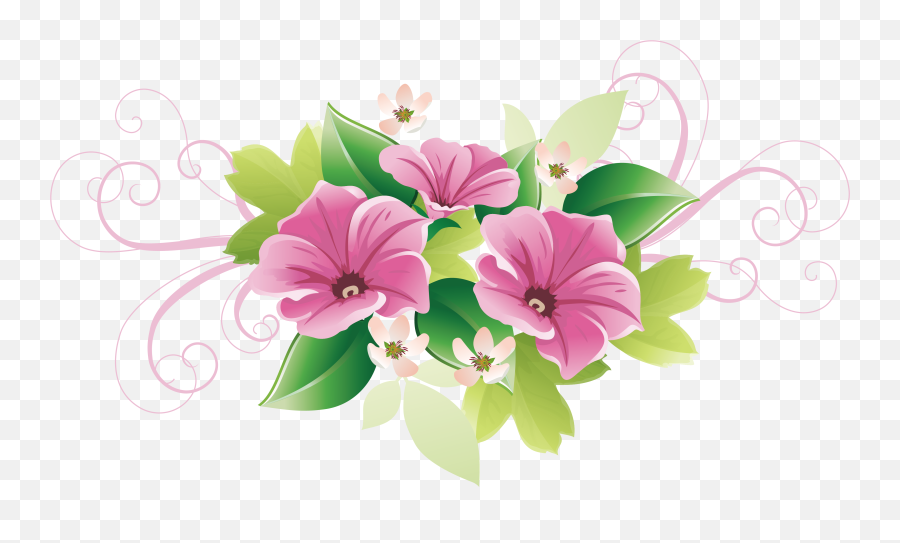 Download Hd Clipart Freeuse Library Design Flower Arts Clip Emoji,Flowers Clipart Transparent