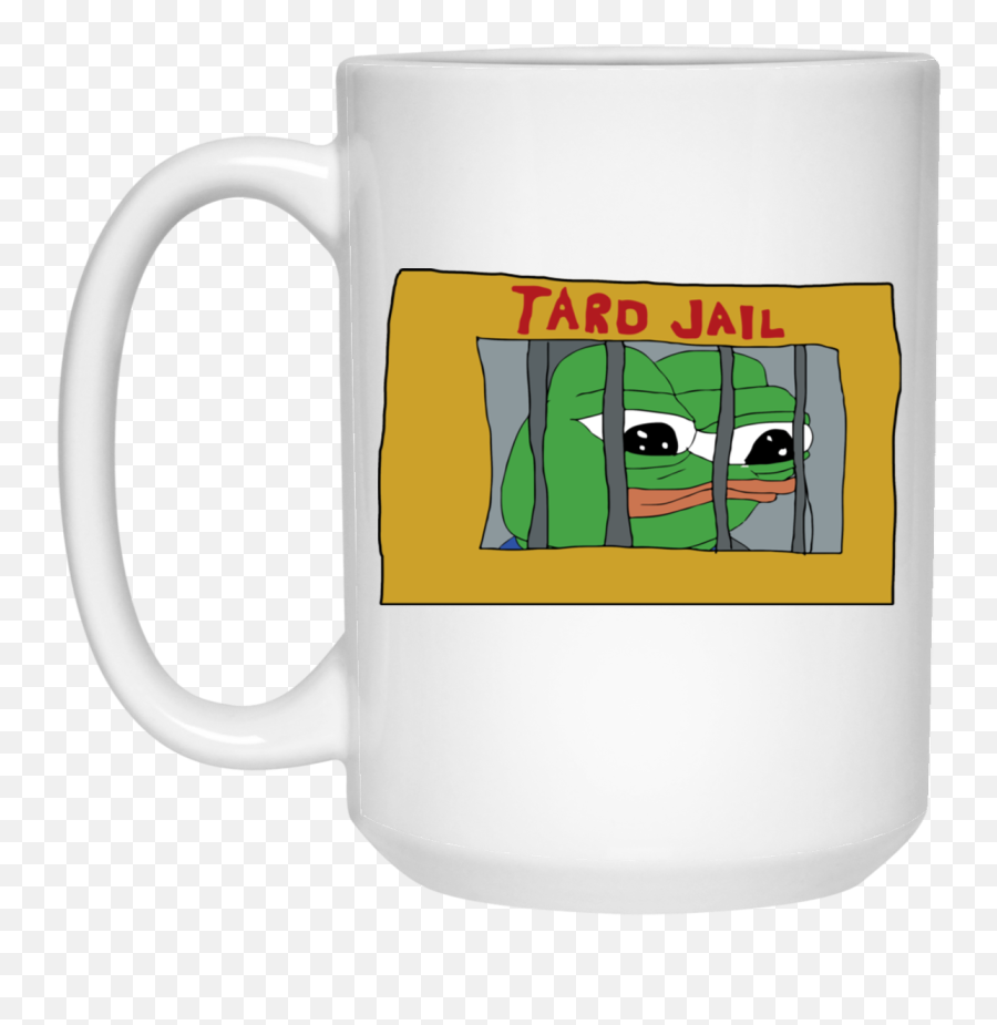 Pepe Frog Tard Jail Mug Emoji,Pepe The Frog Png