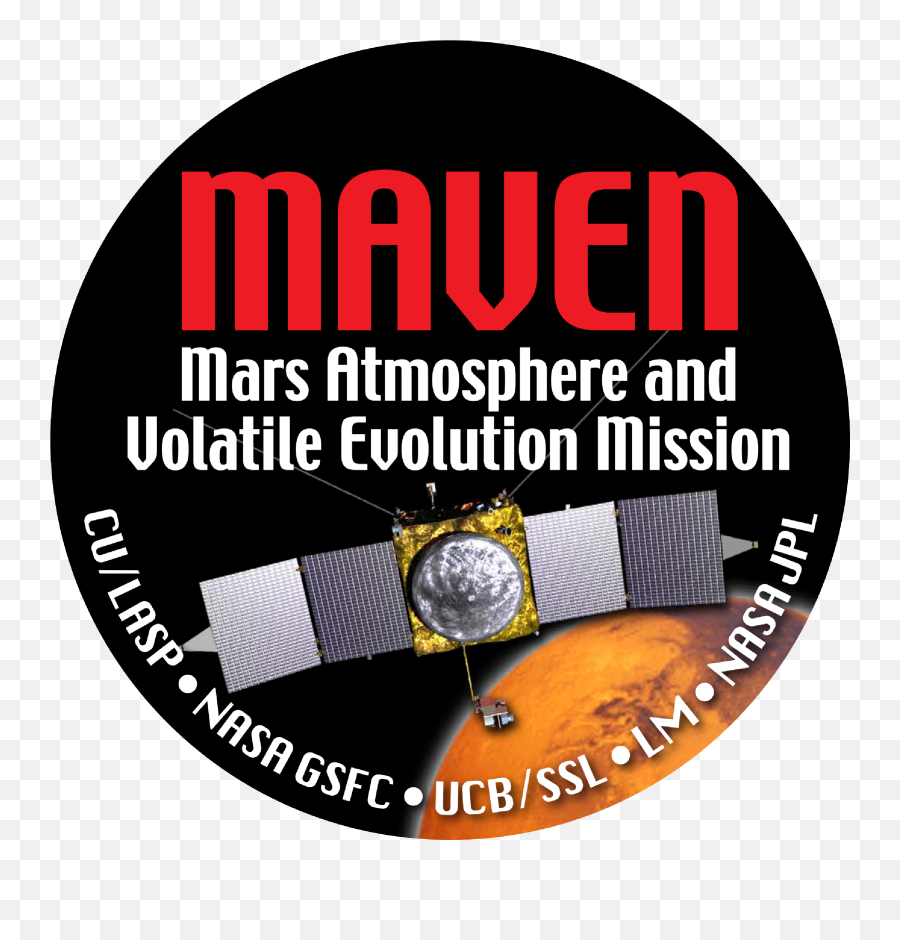 Maven Mission Logo - Mars Atmosphere And Volatile Evolution Maven Emoji,Nasa Logo Png
