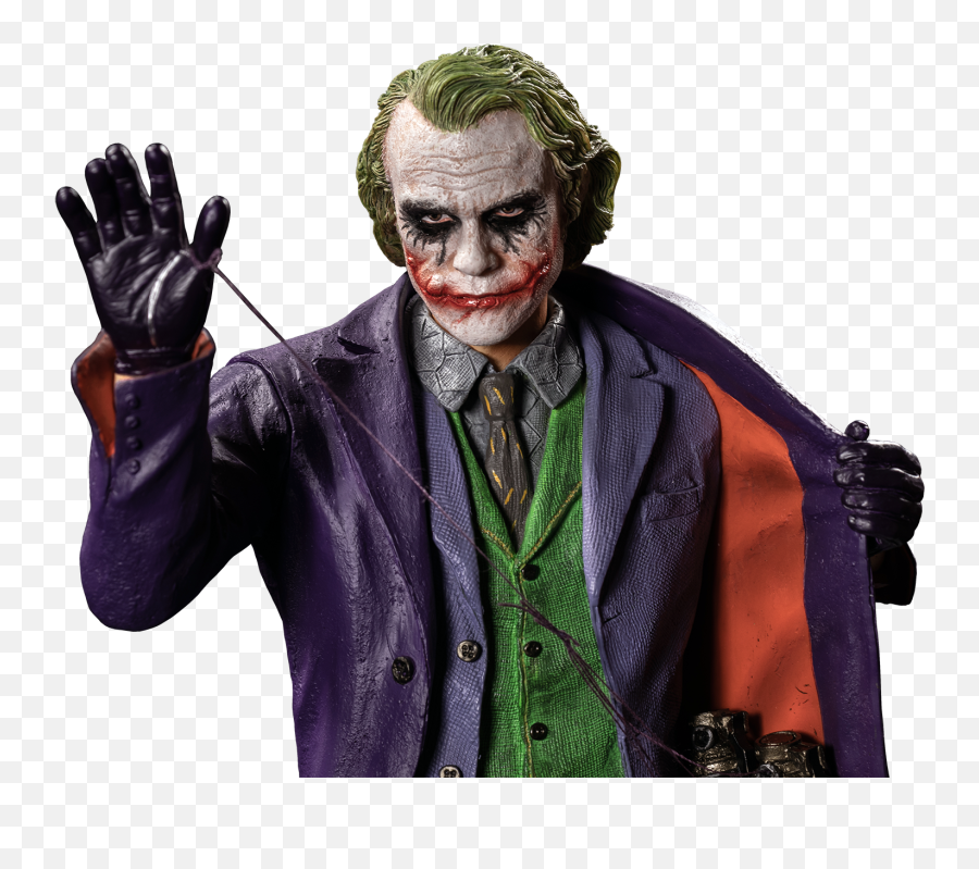 16 Scale Batman The Dark Knight Joker Statue Ikon Design Emoji,Batman Joker Logo