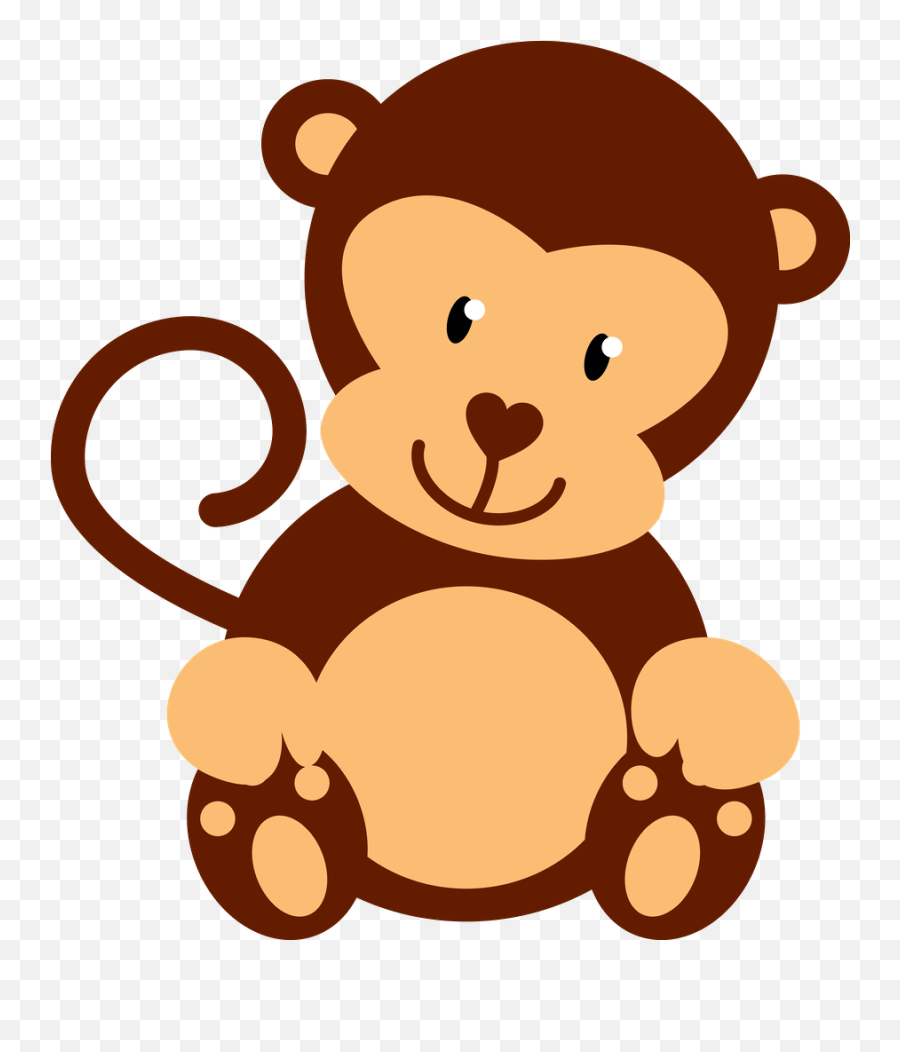 U203fu2040monkeysu203fu2040 Monkeys Clip Art Scribble - Safari Emoji,Baby Jungle Animals Clipart