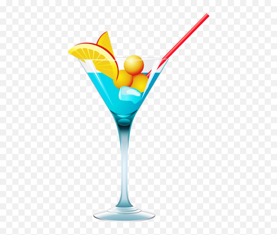 Blue Cocktail - Cocktail Png Images Transparent Clipart Blue Lagoon Cocktail Png Emoji,Martini Glass Clipart