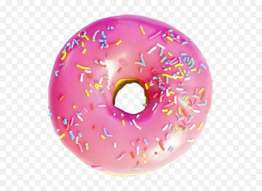 Donut Png Background Image - Donut Pink Png Emoji,Donut Png
