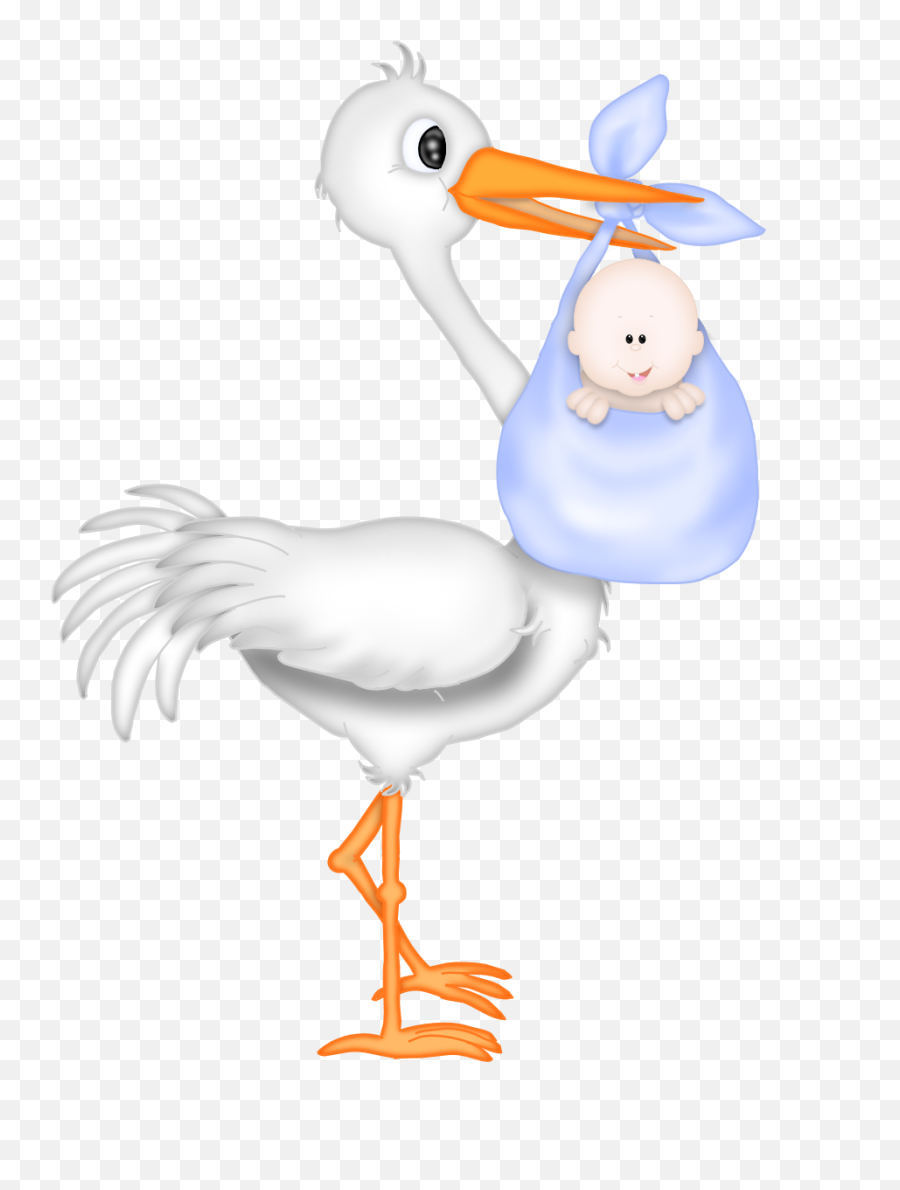 Baby Shower Stork Clipart - Cegonha Trazendo Maria Fernanda Emoji,Baby Shower Clipart