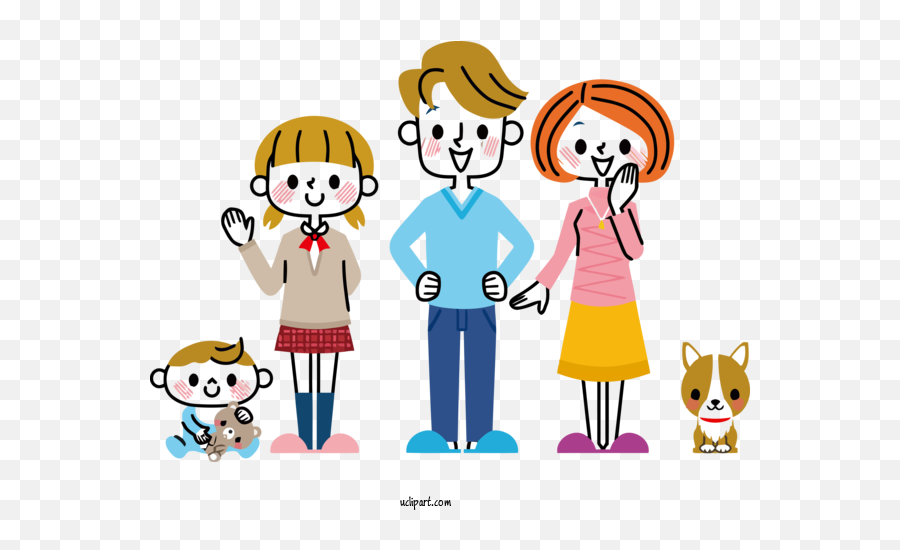 Holidays Cartoon People Social Group For Family Day - Family Emoji,Columbus Day Clipart