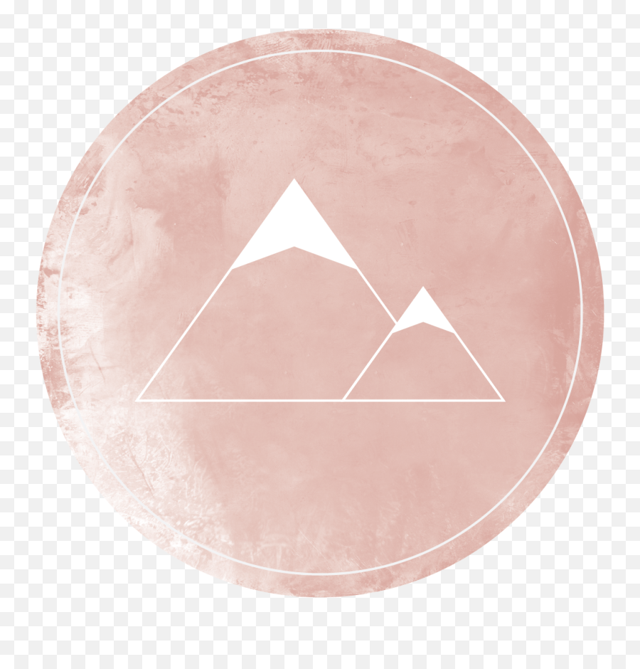 Montagnes Roses - Pink Mountain Logo Emoji,Mountain Logo