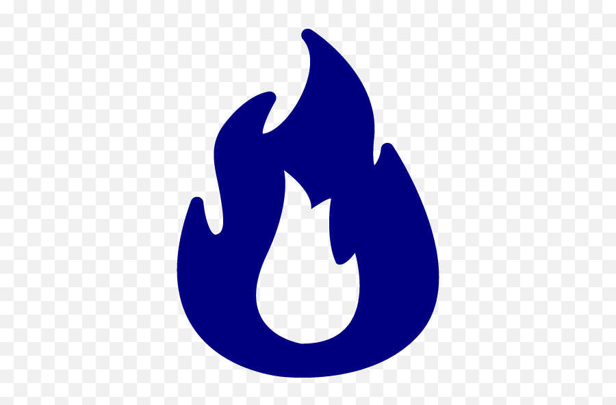Navy Blue Fire 2 Icon - Free Navy Blue Fire Icons Blue Fire Icon Png Emoji,Blue Fire Png