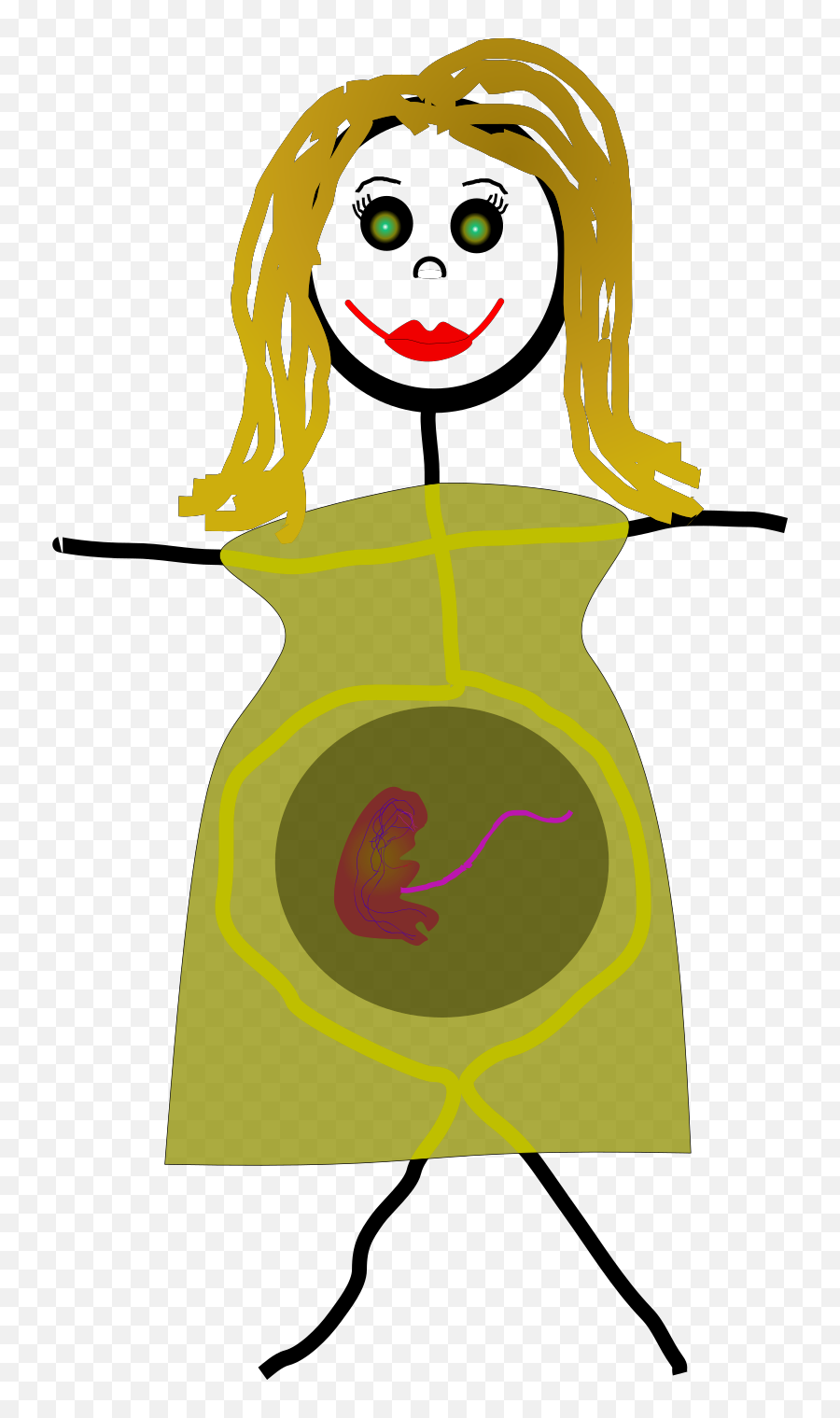 Cartoon Drawing Of Pregnant Woman Svg - Cartoon Emoji,Pregnant Woman Clipart