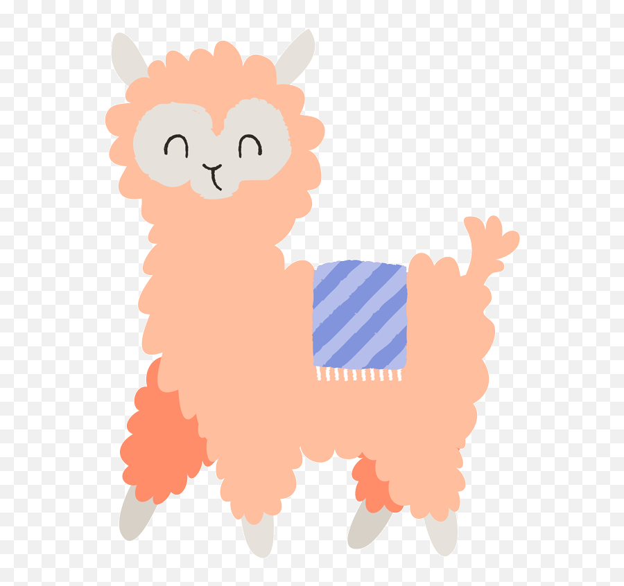 Transparent Cute Anime Llama Clipart Emoji,Llama Clipart