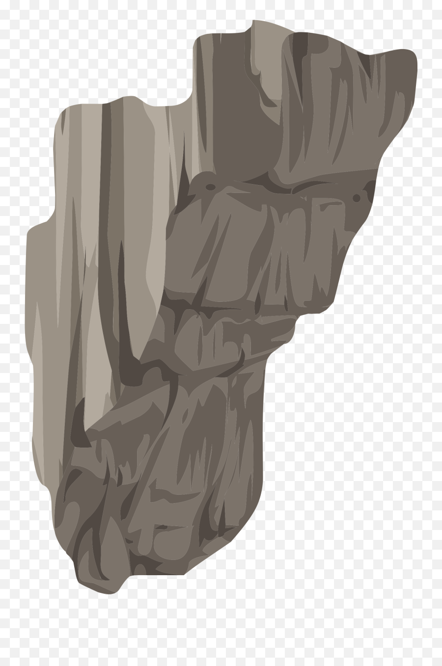 Rock Clipart Png - Rock Clipart Cliff Side Of Cliff Clipart Cliff Transparent Emoji,Rock Clipart