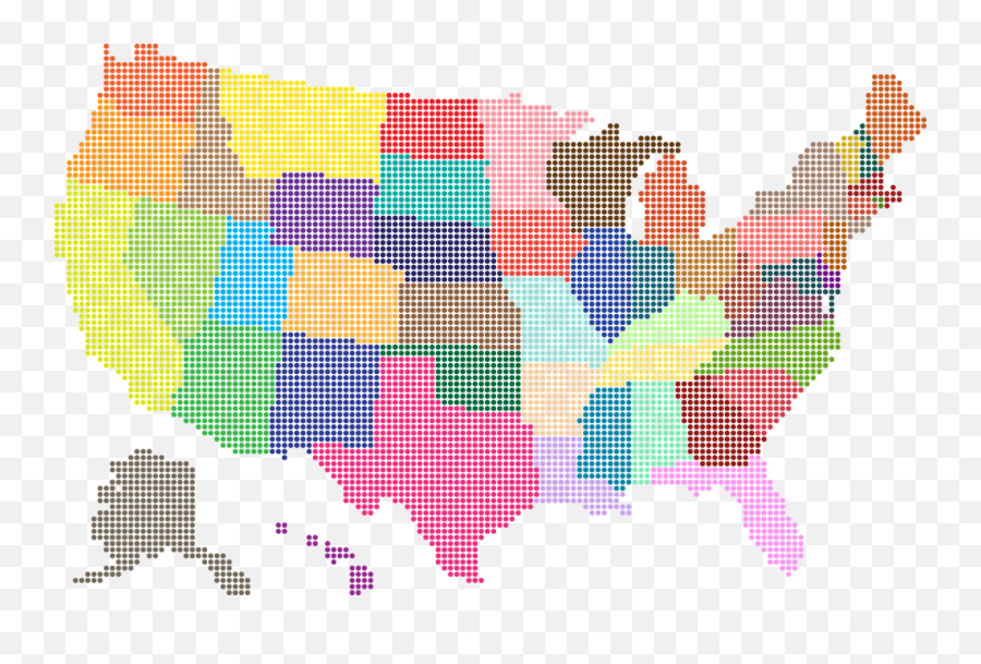 Usa Map Png Emoji,Usa Map Png