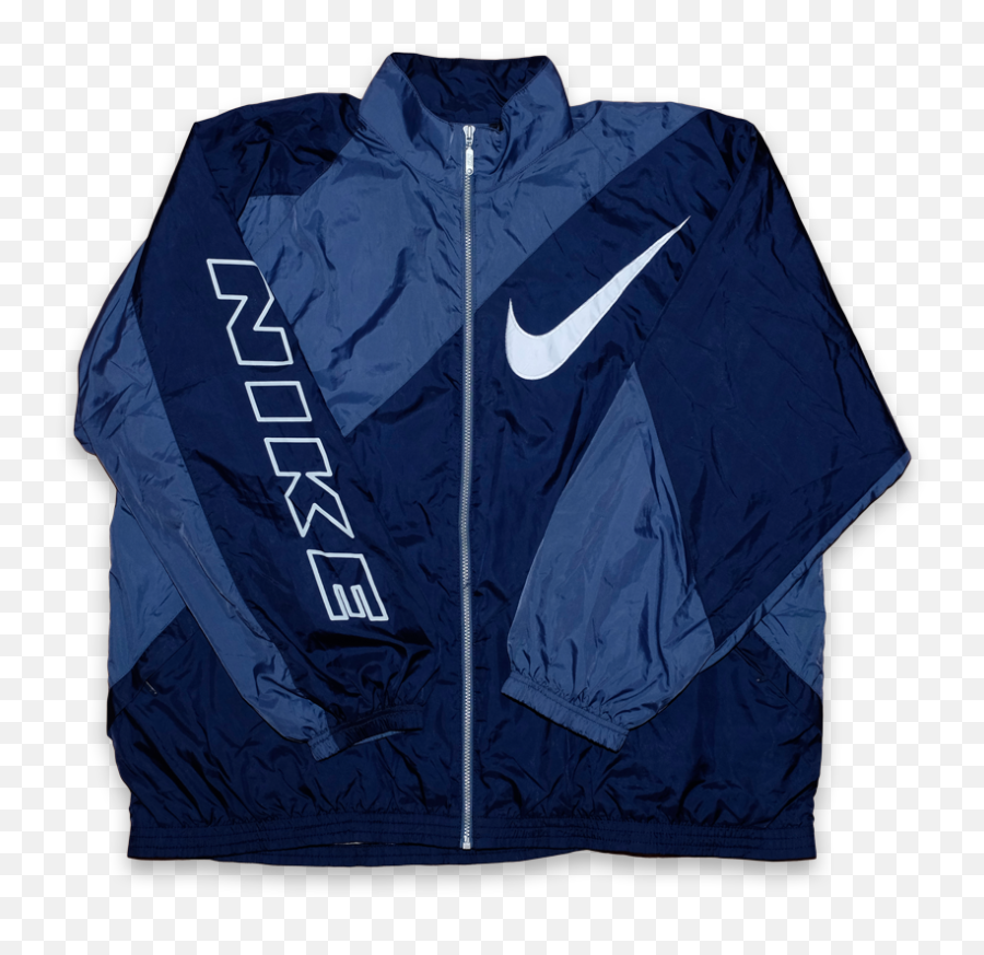 Rar Vintage Nike Logo Jacket With A Big Swoosh Embroidery - Windbreaker Emoji,Nike Logo