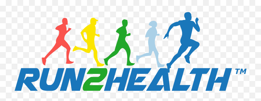 People Running Png - Run2health Run For Health Png Run For Health Logo Png Emoji,People Running Png