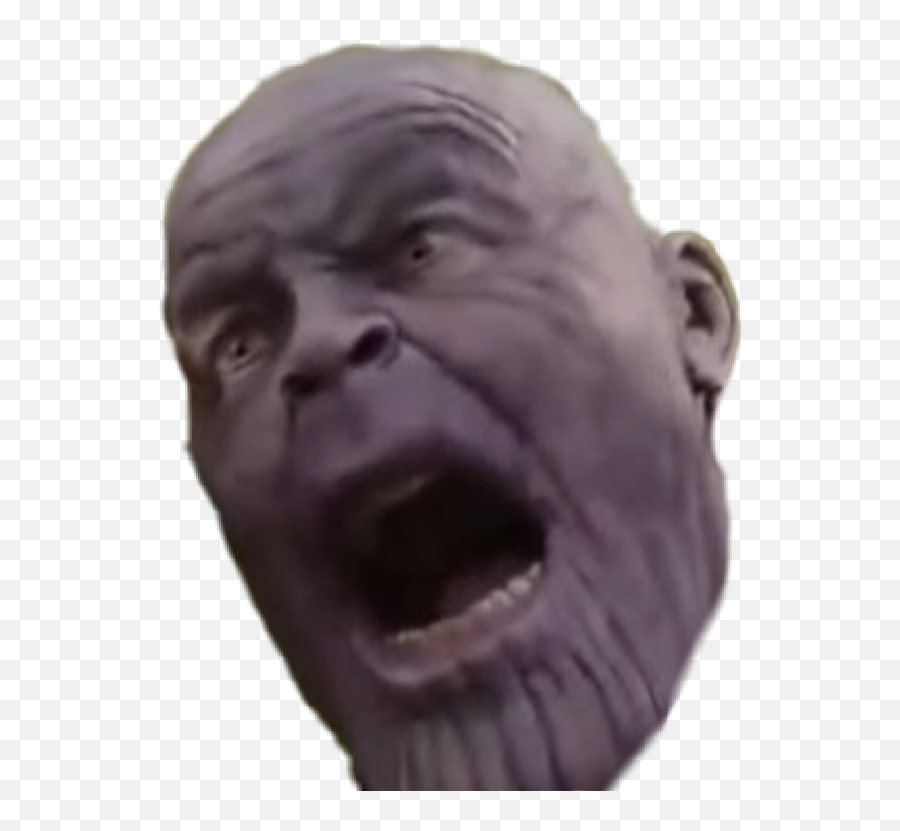 Pepe Head - Thanoshead Thor Kills Thanos Infinity War Hd Transparent Background Thanos Head Png Emoji,Pepe Transparent Background