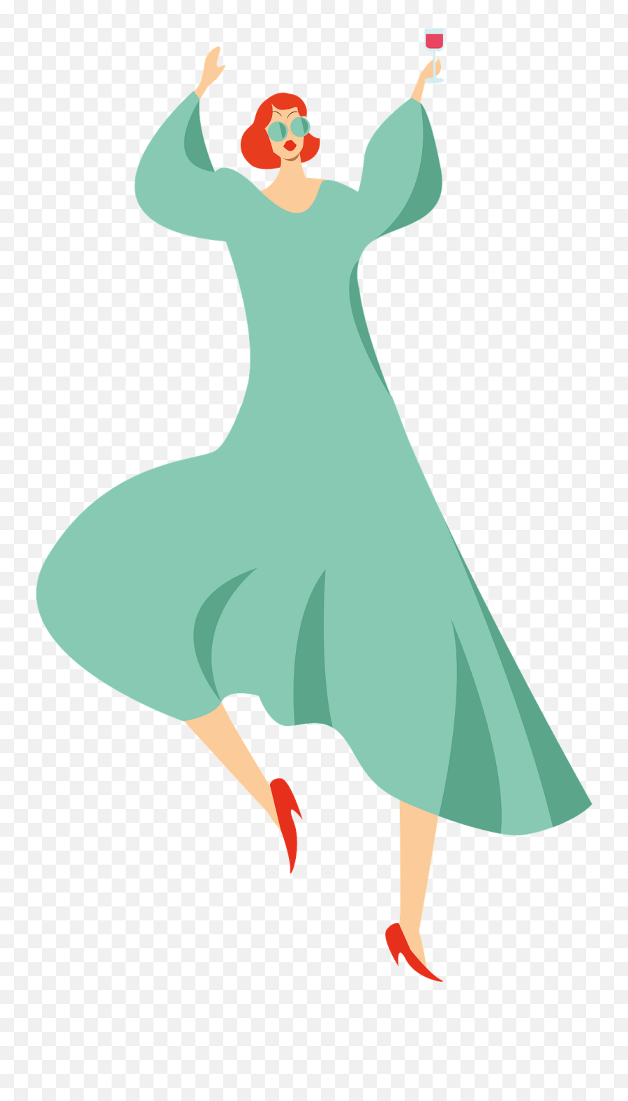 Woman Dancing Clipart Free Download Transparent Png - Dance Emoji,Dancing Clipart