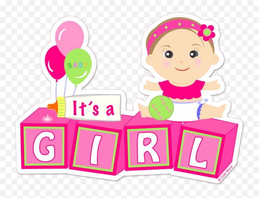 Baby Girl Png Transparent Png Image - Baby Girl Design Png Emoji,Its A Girl Png