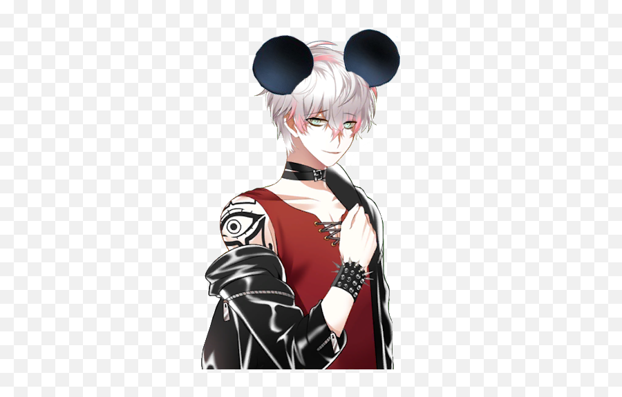 Some Saeran With Mickey Mouse Ears Emoji,Mickey Mouse Ears Transparent