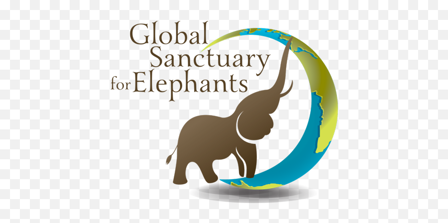 Global Sanctuary For Elephants Emoji,Elephant Logo