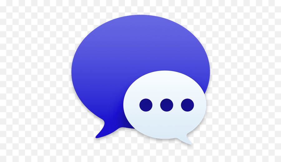 Messages Dark Blue Icon 1024x1024px Emoji,Messages Logo Aesthetic