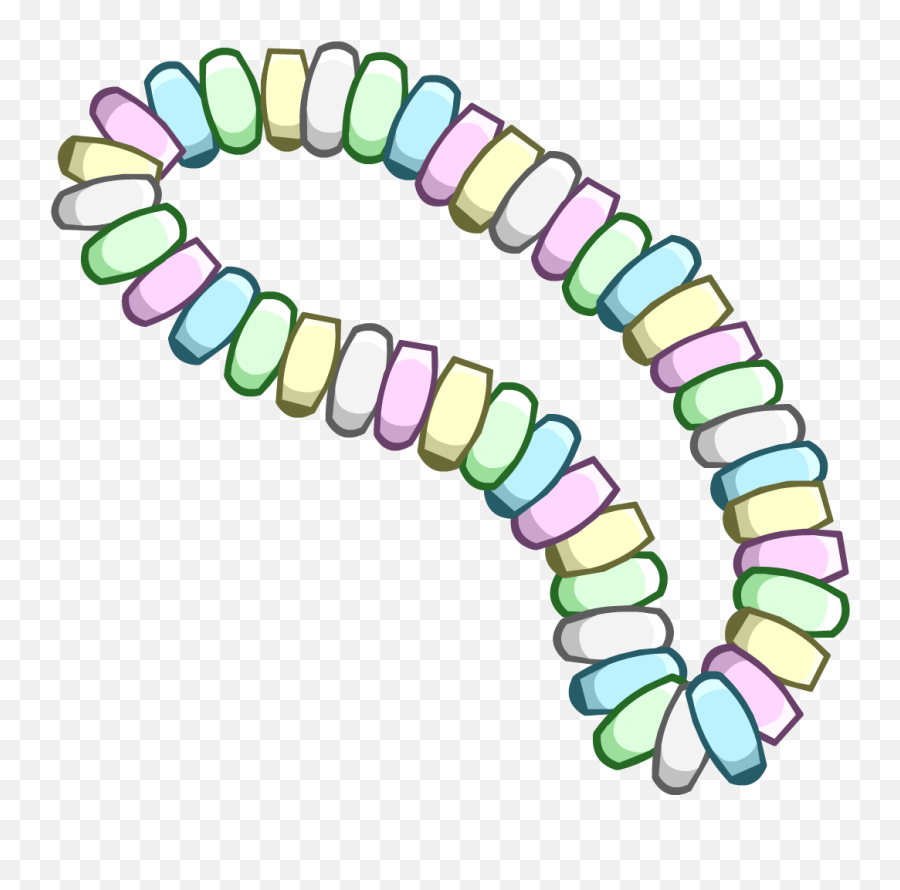 Candy Necklace Club Penguin Wiki Fandom Emoji,Bracelet Clipart