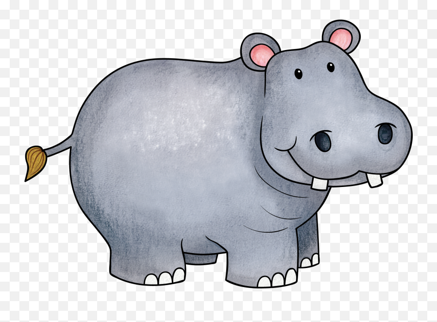 Heart Of A Hippo Clipart - Clipart Images Of Hippos Emoji,Hippo Clipart