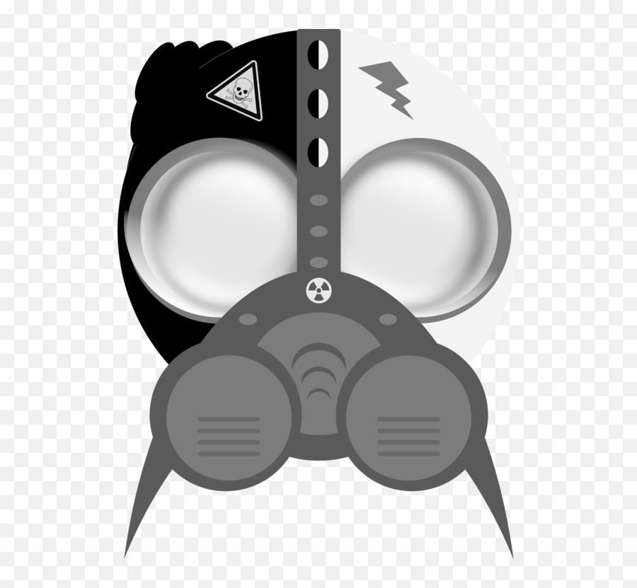 Hardwareblack And Whitegas Mask Png Clipart - Royalty Free Emoji,Gas Mask Clipart