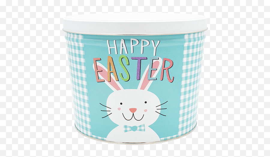 Popcorn Tin Happy Easter - 2 Gallon U2013 Popcorn Friday Emoji,Happy Easter Png