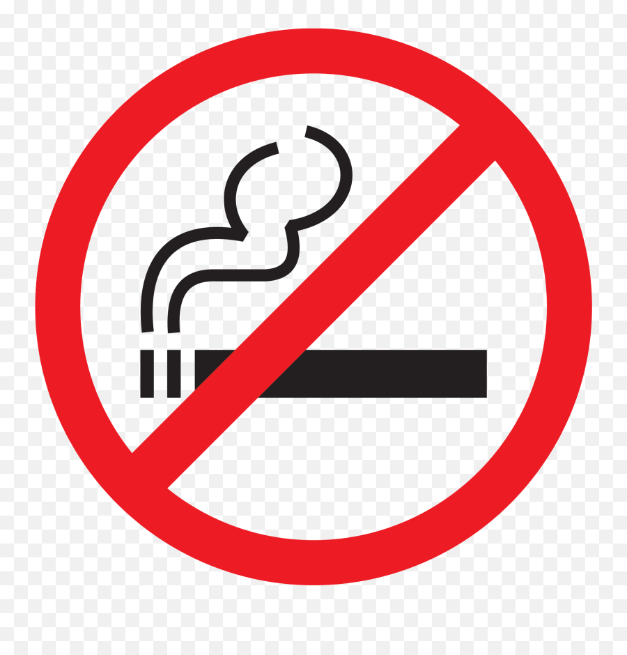 No Smoking Png Warning Images No Cigarette Smoking Clipart - Logo No Smoking Png Emoji,Png Format