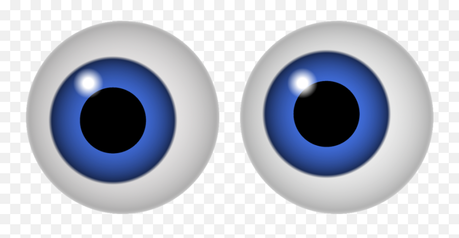 Eyes - Round Cartoon Eye Png Emoji,Eyes Clipart