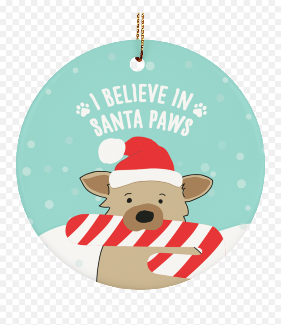 Santa Paws Circle Ornament Emoji,Plate Of Christmas Cookies Clipart