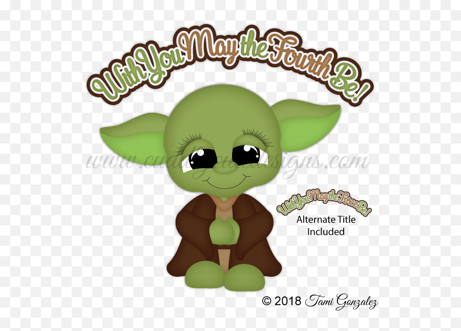 Characters Emoji,Cute Yoda Clipart