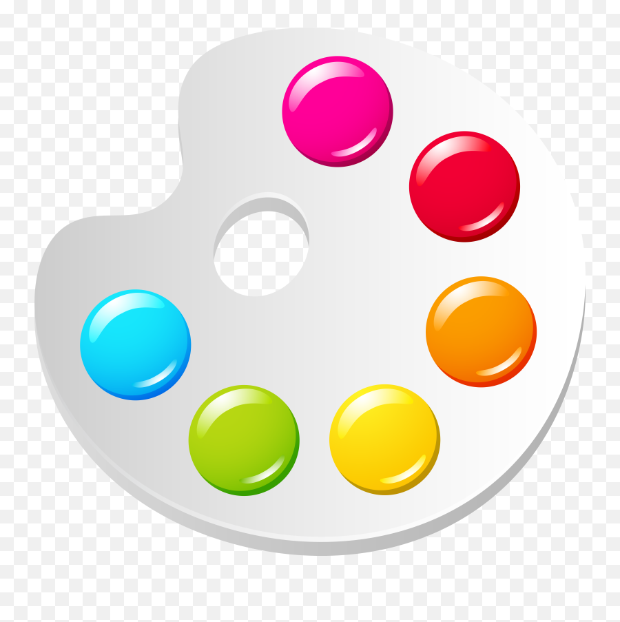 Paint Colors Palette Png Image Emoji,Transparent Paint