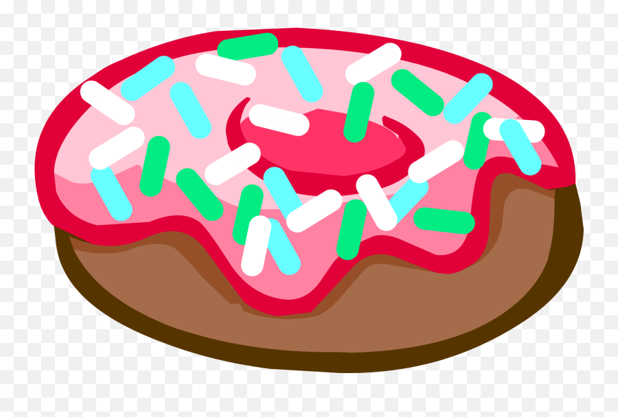 Jelly Donut Clipart - Png Download Full Size Clipart Language Emoji,Donut Clipart
