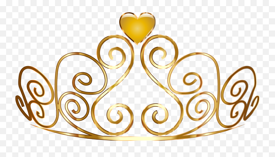 Queen Clipart Gold Crown - Gold Tiara Clip Art 766x406 Crown Princess Gold Png Emoji,Queen Clipart